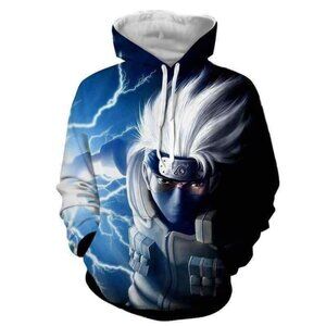 NARUTO Anime Pullover Hoodie Sweatshirt with front Kangaroo Pocket 2 sizes